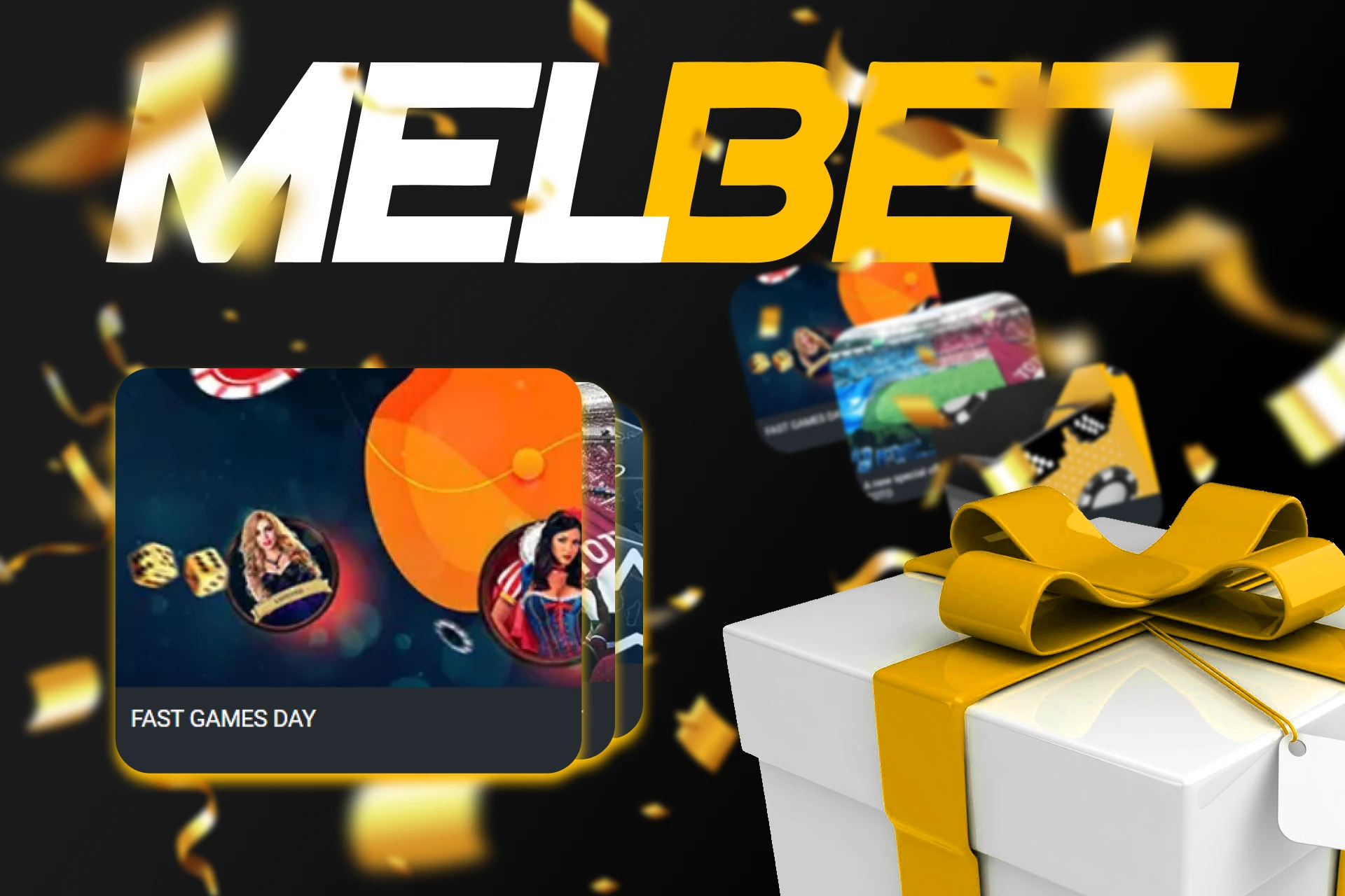 Get Melbet bonus for Fast Games of up to 13,405 BDT and 5 free spins.